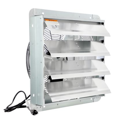Vie Air 18 Inch Shutter Exhaust Fan with Power Cord